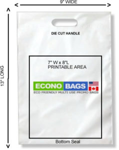 9 x 13 bottom seal econo bag