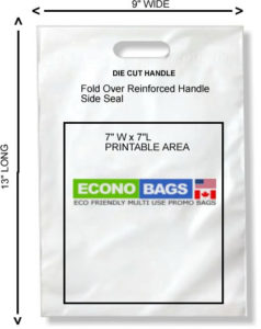 9 x 13 side seal econo bag